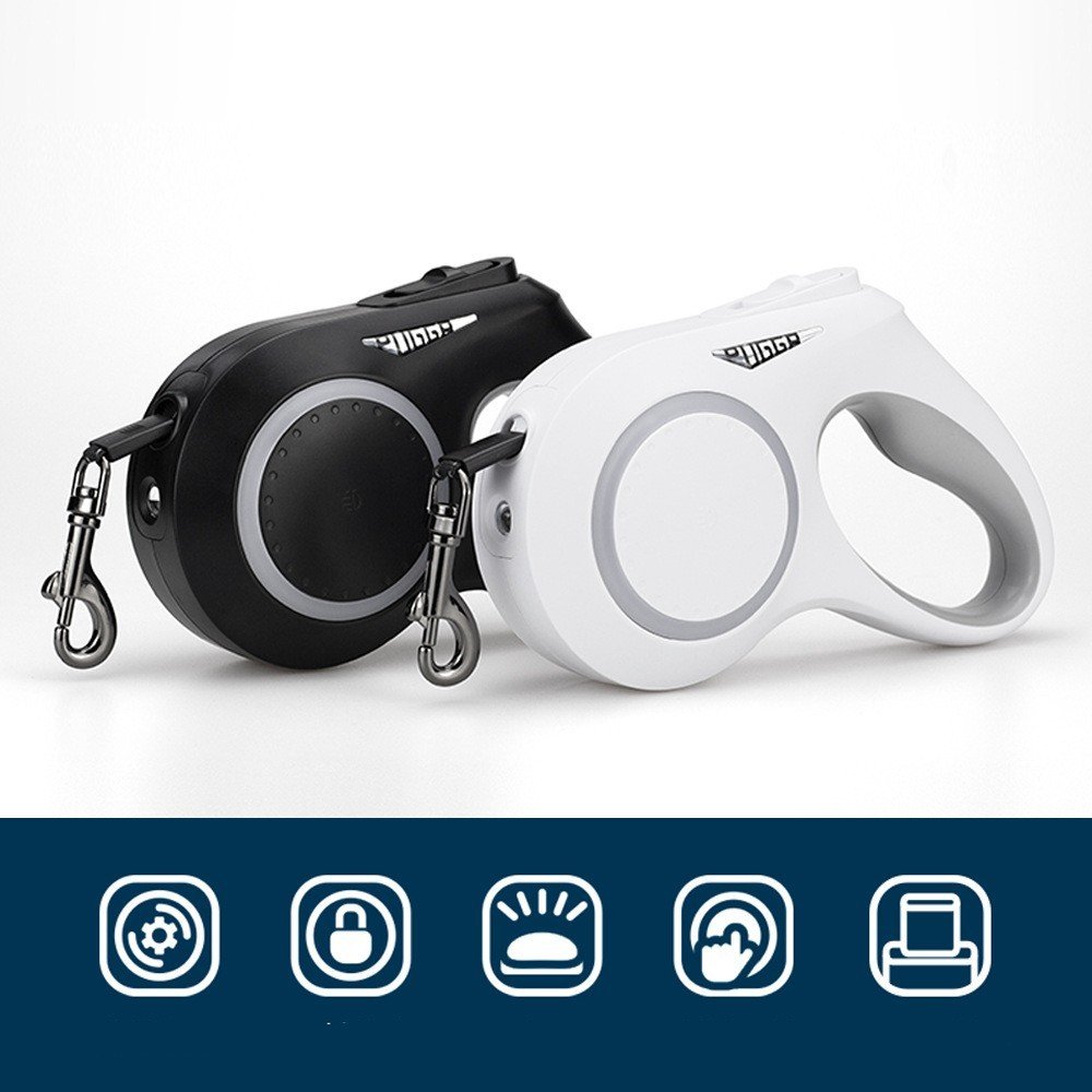 Automatic Telescopic Traction Rope For Pets With Lights - Image 4